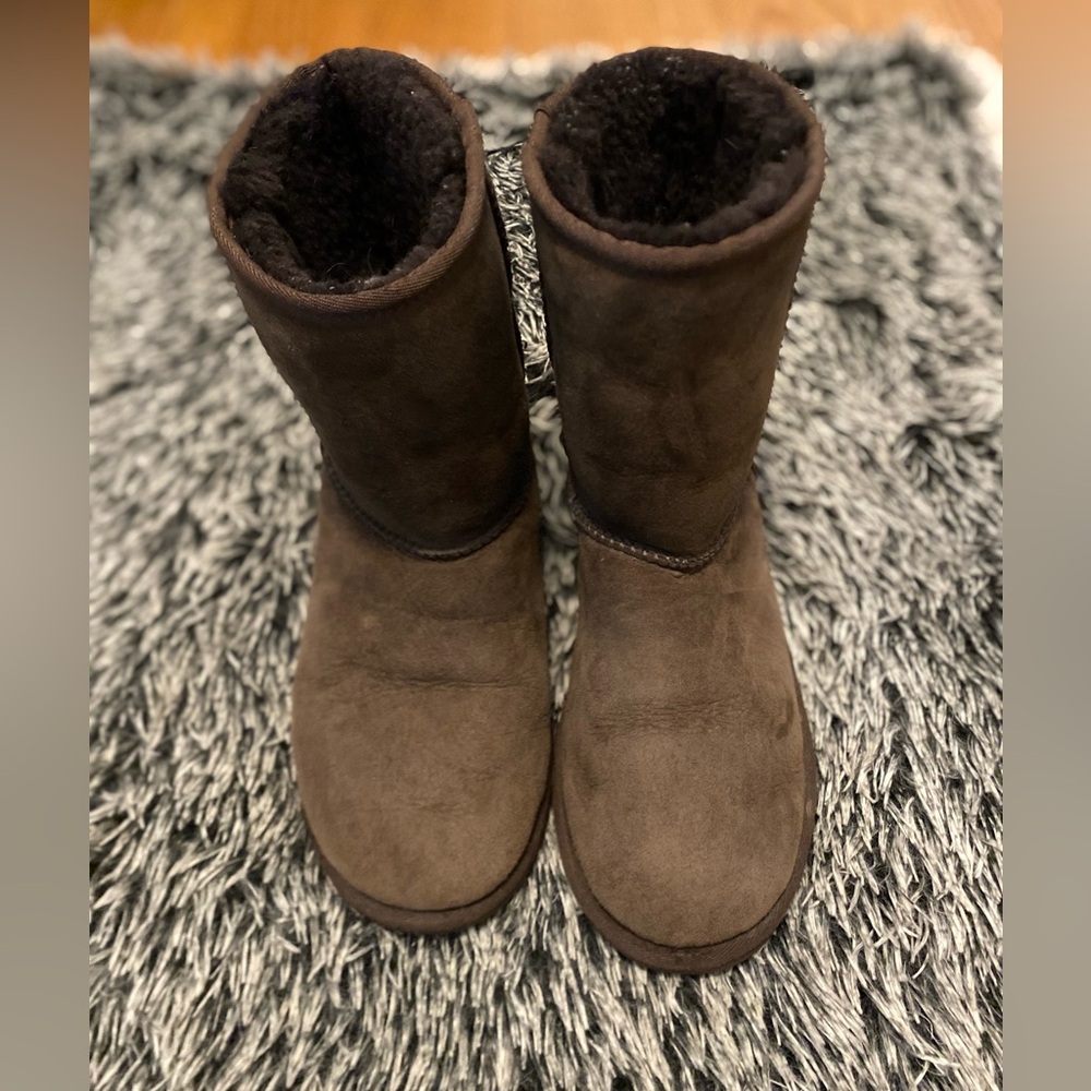 UGG Chocolate Brown Shearling Boots